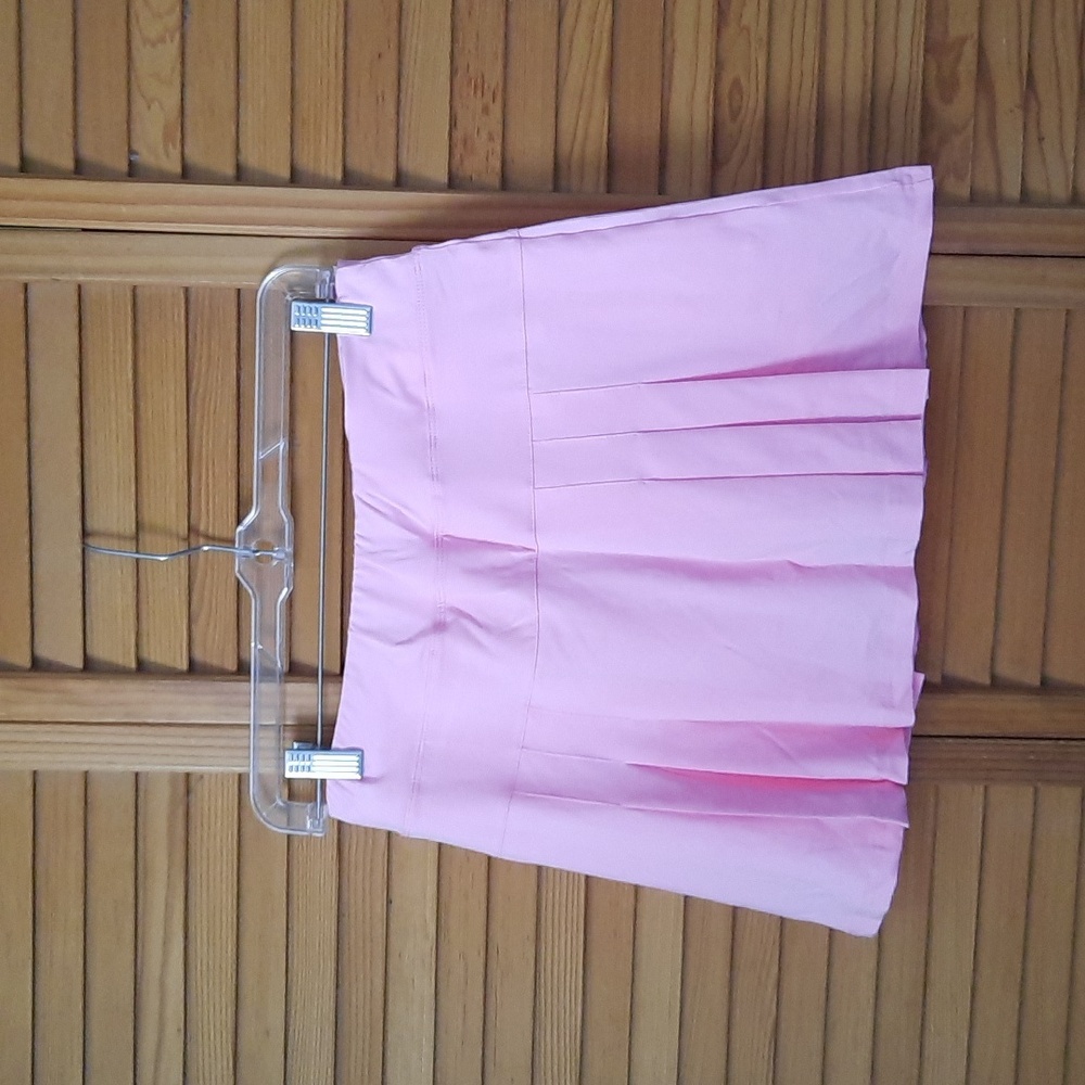 No Brand NWT Lite Pink  Pleated Athletic Yoga Pickle Ball Tennis Golf Skort S